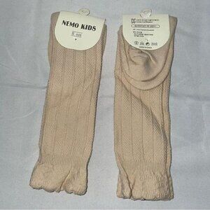 Nemo Kids Socks Newborn Knee High Boot Tights Ribbed Knit Ruffle Pull on Socks